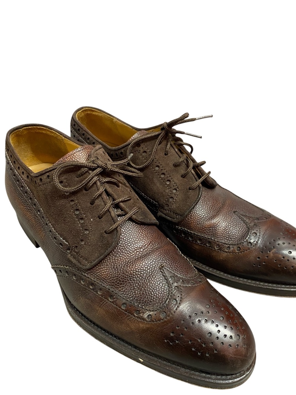 Magnanni Brown Wingtip Oxfords